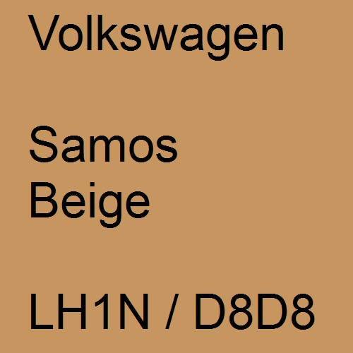 Volkswagen, Samos Beige, LH1N / D8D8.